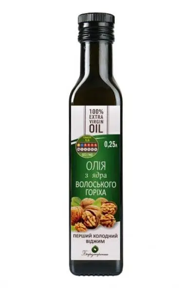 Олія волоського горіха (250 ml) "Біорозторопша"