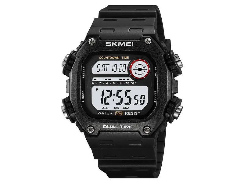 Чоловічий наручний годинник 2126BKWT Black-White Skmei acs0030250 - фото 2