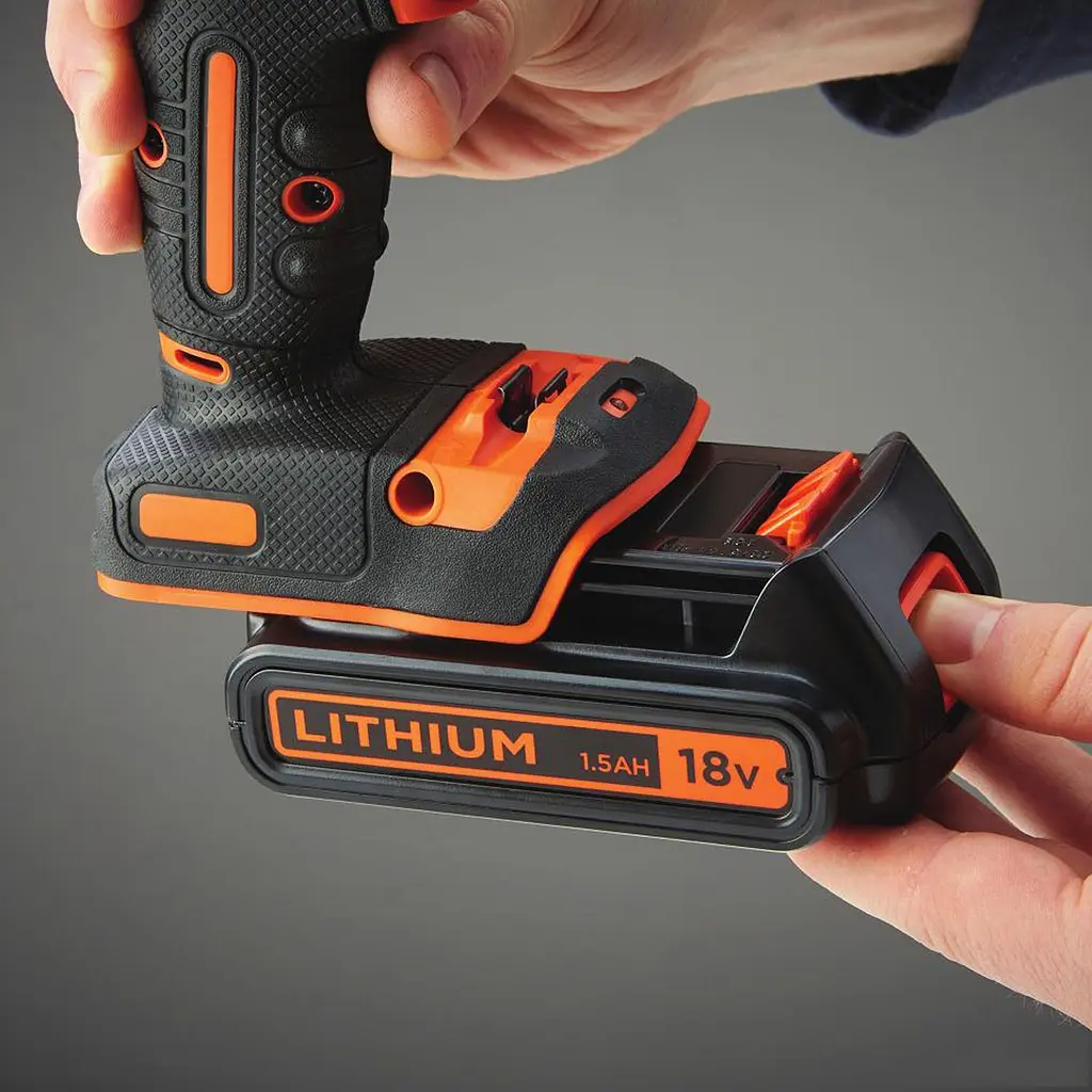 Дрель-шуруповерт Black+Decker BDCHD18KB [119537] - фото 8