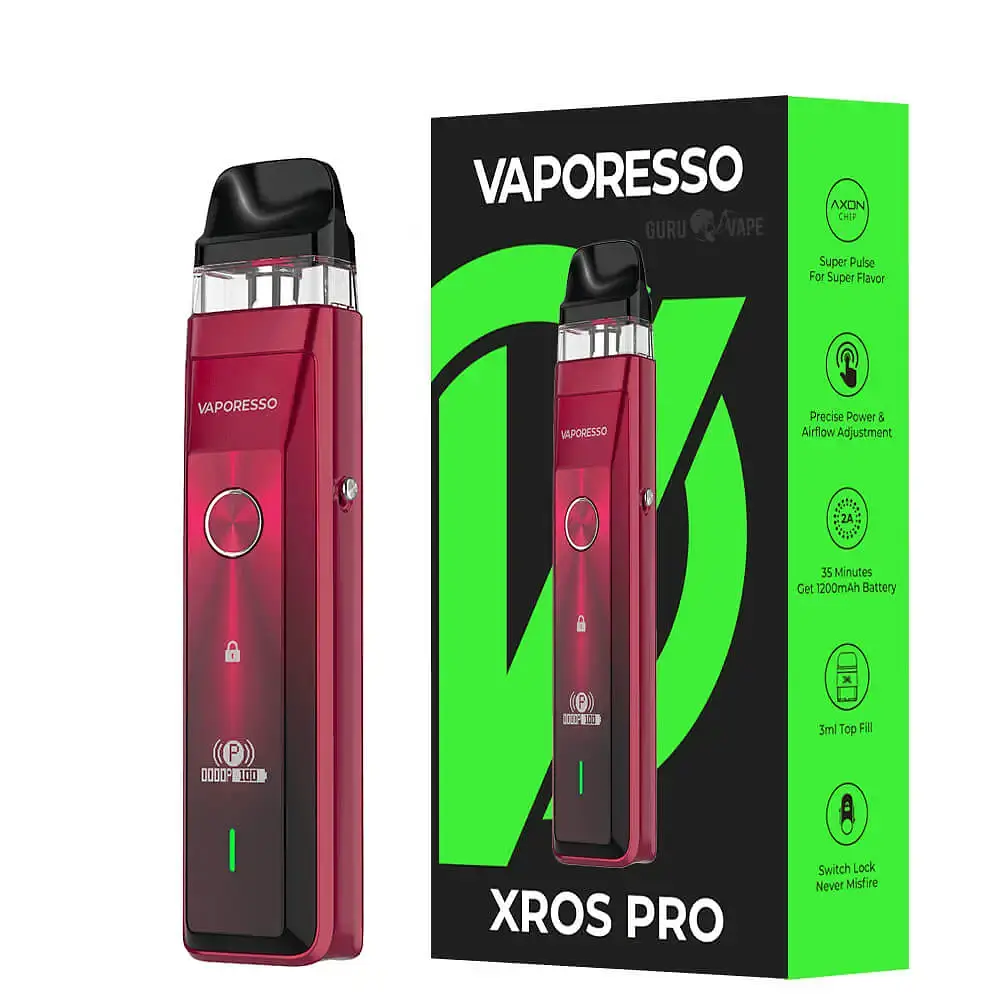 Под-система Vaporesso XROS PRO Pod 1200 mAh 2 ml Kit Red (15843) - фото 4