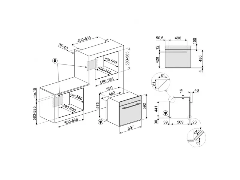 Духова шафа Smeg SOP6102TB3 - фото 2