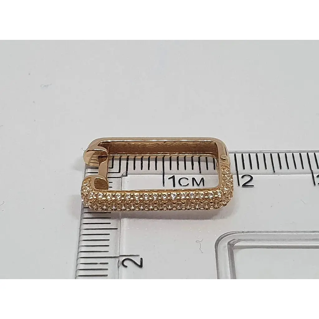 Золотые серьги Империя золота с фианитами. СВ988И - фото 4