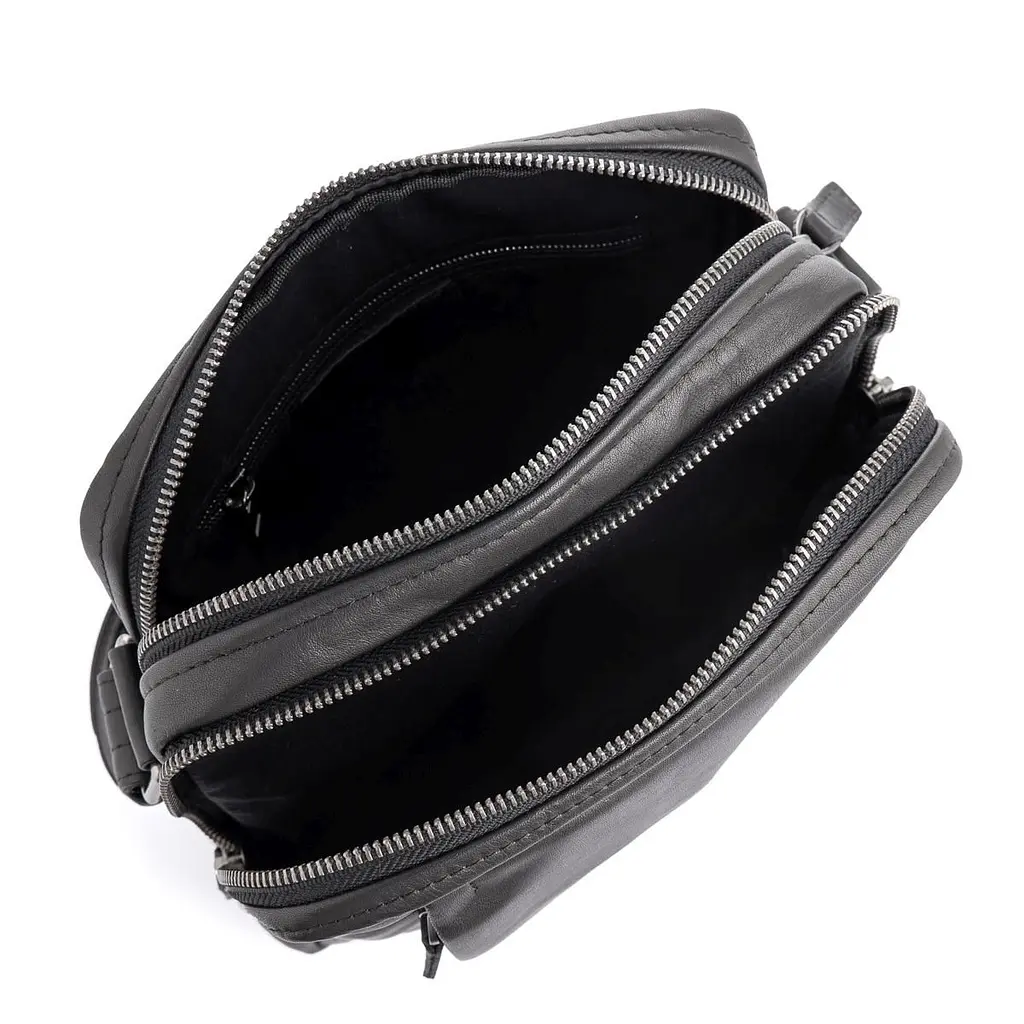 Чоловічий месенджер із м'якої шкіри Tiding Bag S-JMD10-2040A - фото 2