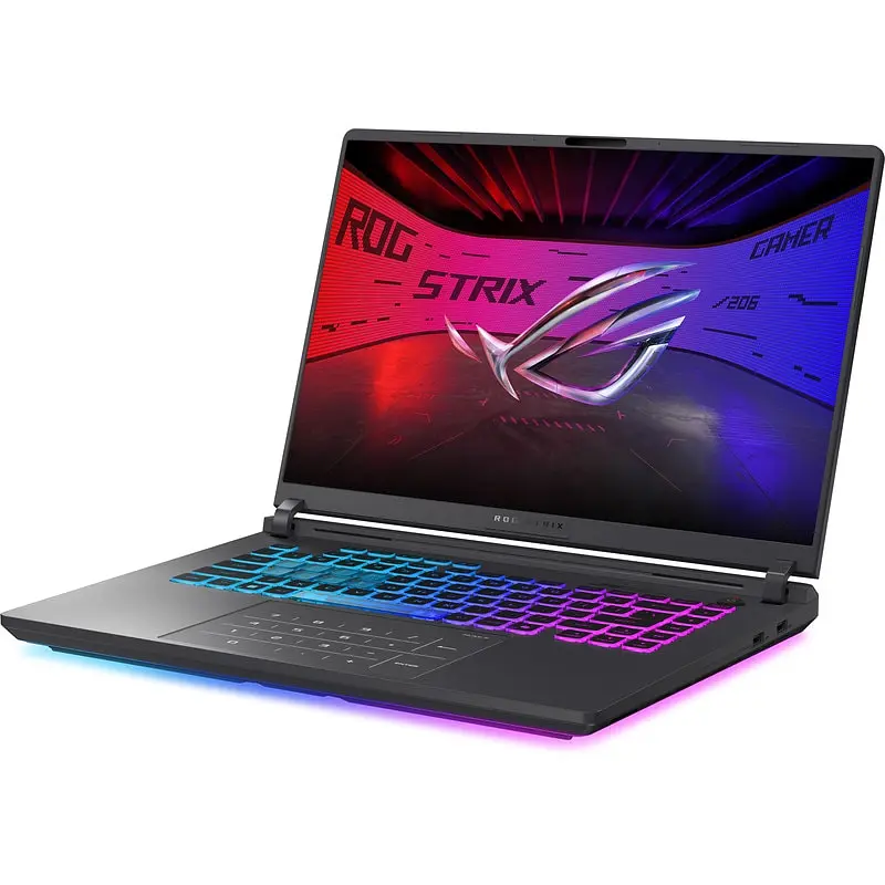 Ігровий ноутбук ASUS Gaming ROG Strix G16 G615JHR, дисплей 16 FHD+ (1920 x 1200), Intel Core i7 14650HX, RAM 32 ГБ DDR5, ємність пам’яті 512 ГБ SSD, NVIDIA GeForce RTX 5050 8 ГБ, сірий - фото 10