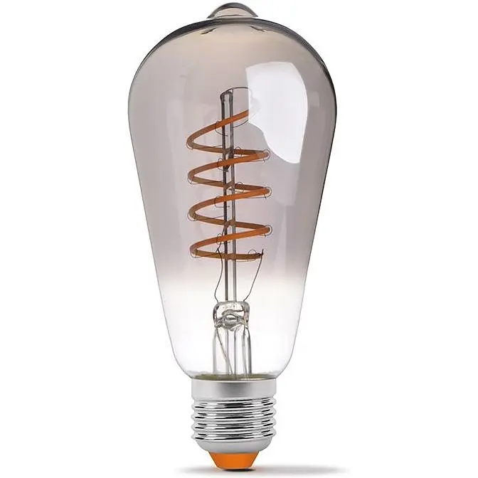 Світлодіодна лампа LED Videx Filament ST64FGD 4W E27 2100K дімерна графіт (VL-ST64FGD-042720 - фото 2