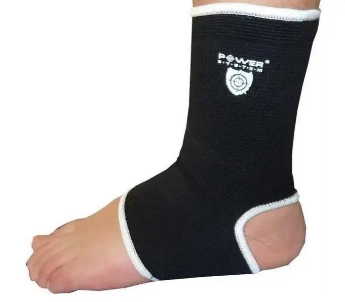Бандажі на гомілкостоп Power System PS-6003 Ankle Support Black M (пара) (PS-6003_M_Black) - фото 2