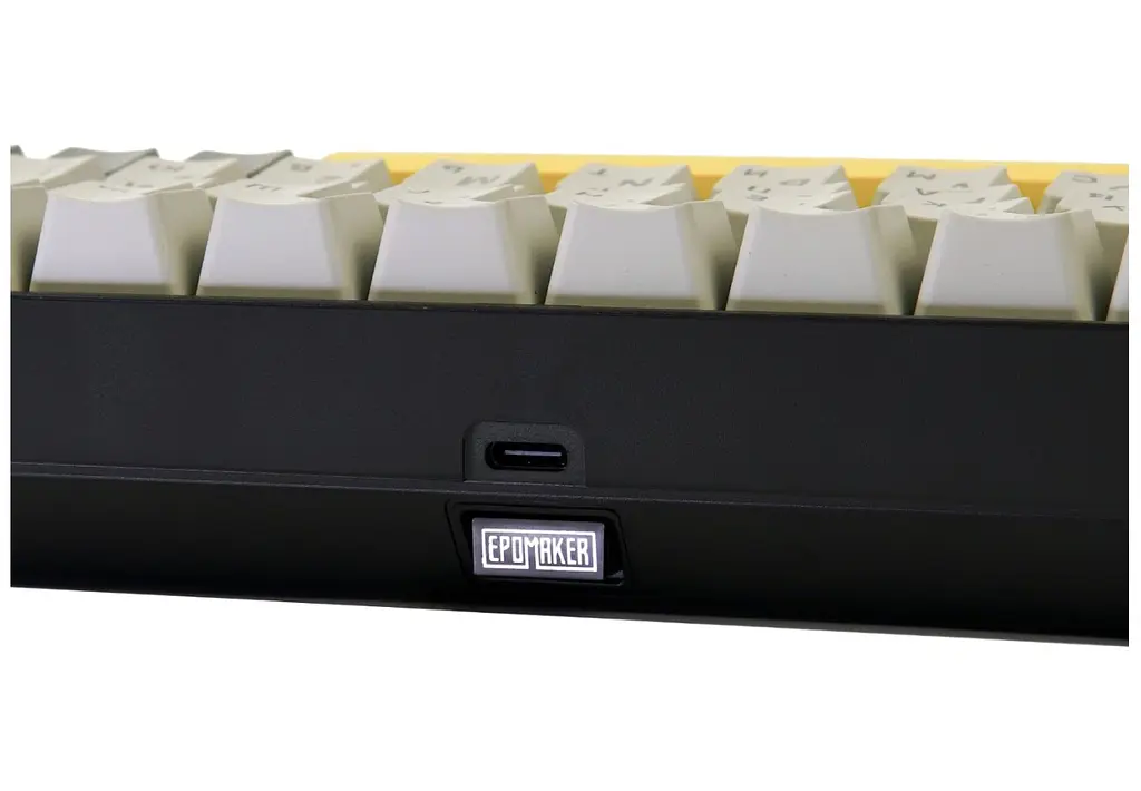 Клавіатура ігрова механічна бездротова EPOMAKER EP-64-BM Black 2.4G/BT/USB RGB Mulan Switch Linear - фото 2