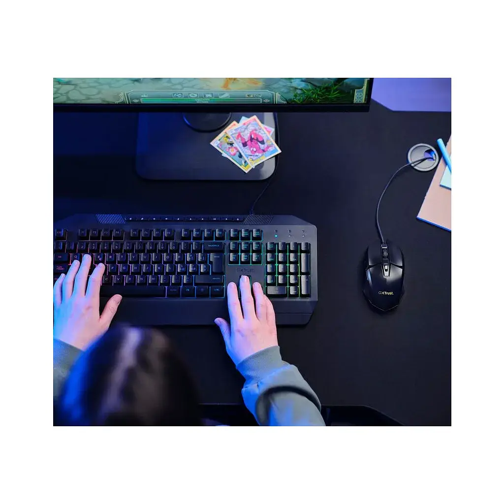 Мишка Trust GXT 109 Felox RGB Black (25036) - фото 7