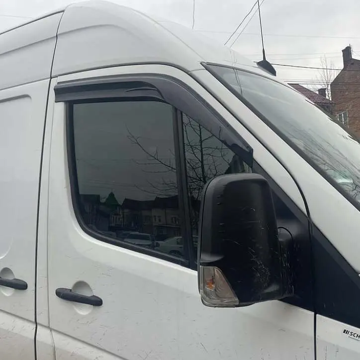 Дефлектори вікон ветровики Volkswagen Crafter 2006-2020 перед скотч SunPlex (SP-S-42) - фото 2