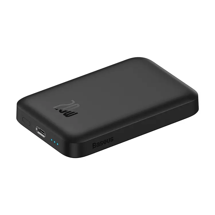 Внешний аккумулятор Baseus MagSafe магнитный 6000mAh 20W (PPCX020001) черный - фото 3