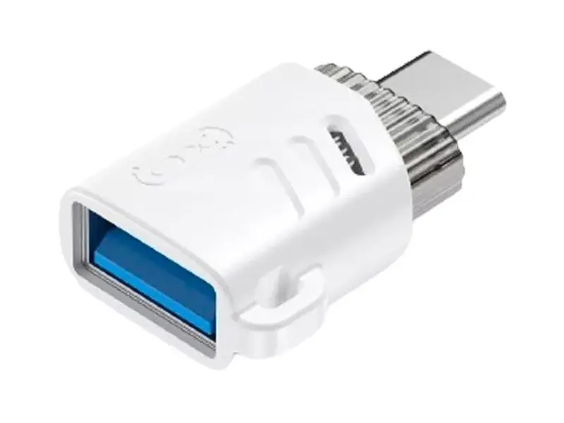 Перехідник XO USB Type-C - USB-A White (NB256B) - фото 3