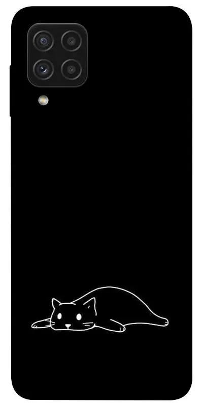 TPU чохол Demsky Lazy cat для Samsung Galaxy A22 4G