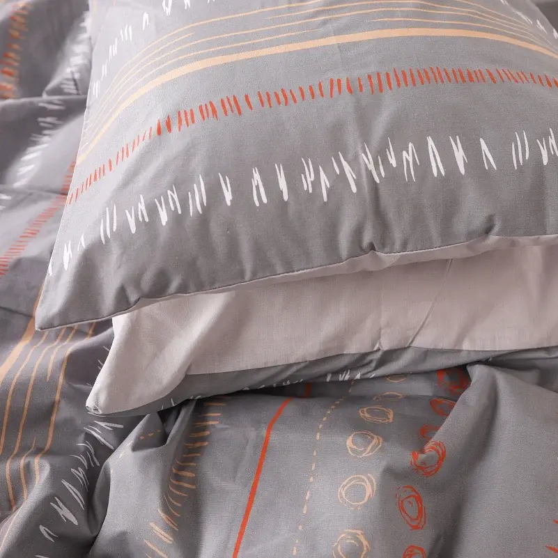 Наволочка MirSon Бязь 17-4841 Elisabetta 45х45 см коричнево-бежевая (2200009579899) - фото 5