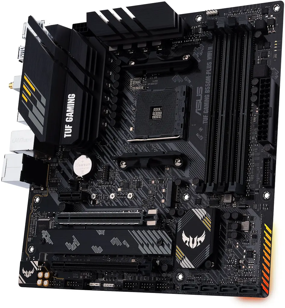 Материнская плата TUF GAMING B550M-PLUS WIFI II sAM4 B550 4xDDR4 M.2 HDMI DP Wi-Fi BT mATX Asus teh0019021 - фото 7