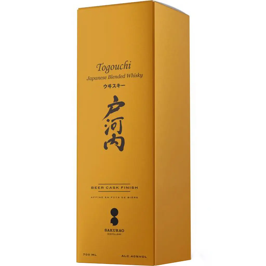 Виски Togouchi Beer Cask Finish Blended Japanese Whisky, 40%, 0,7 л, в подарочной упаковке - фото 3