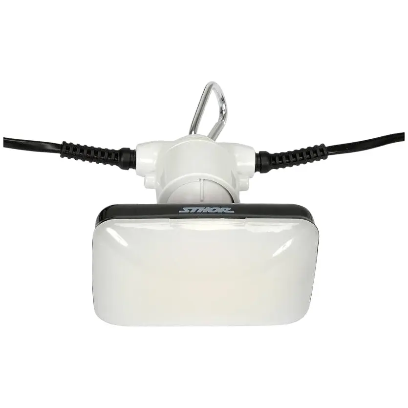 Прожекторы Sthor COB LED 5 шт. с крючками 230V по 9 Вт 900 Lm 105x65 мм 15.4 м черно-белые (82863) - фото 2