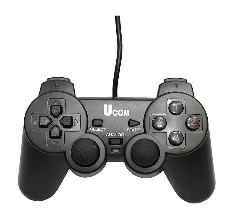 Джойстик геймпад для ПК Ucom 2-in-1 PC USB Black - фото 4