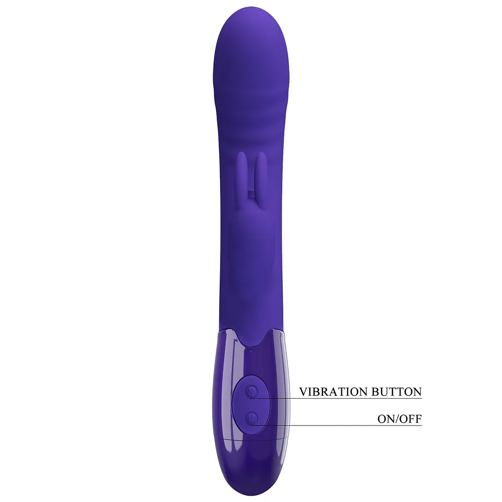 Вібратор Pretty Love Cerberus Licking Vibrator Blue - фото 4