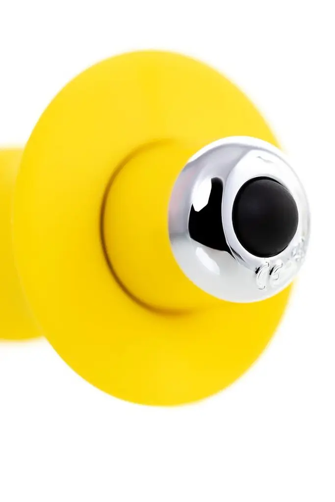 Анальна пробка ToDo Anal Vibro Plug Lancy 11 см (жовтий) - фото 3