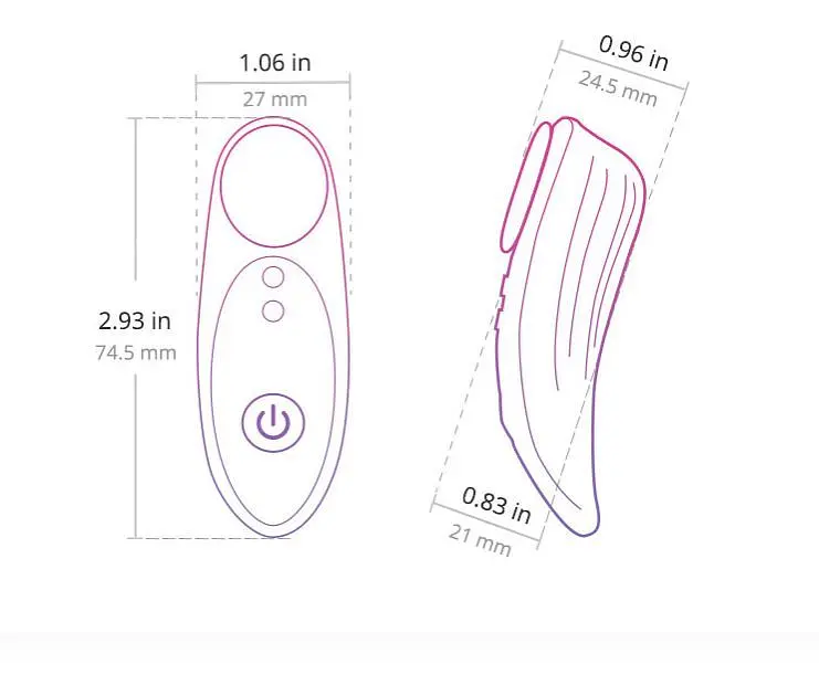 Вибратор для клитора Lovense Ferri 7.4 см розовый - фото 8