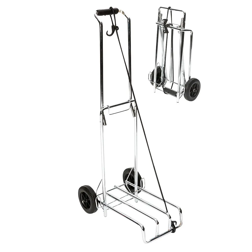 Візок господарський Bo-Camp Luggage Trolley Foldable 40 kg Silver (5267279) - фото 3