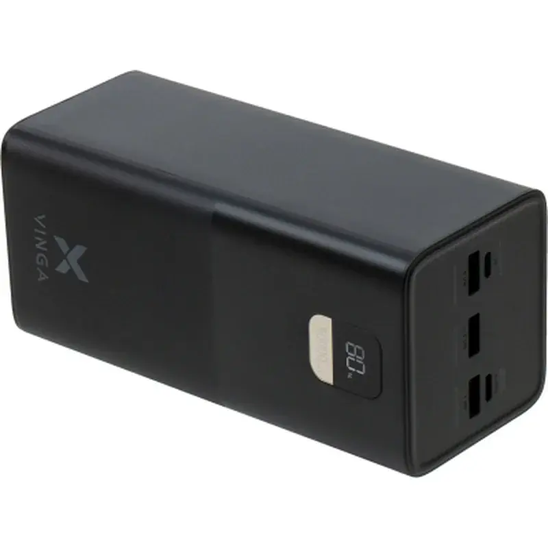 Батарея універсальна Vinga 50000 mAh 22.5W Display Black (VPBB5022) - фото 5