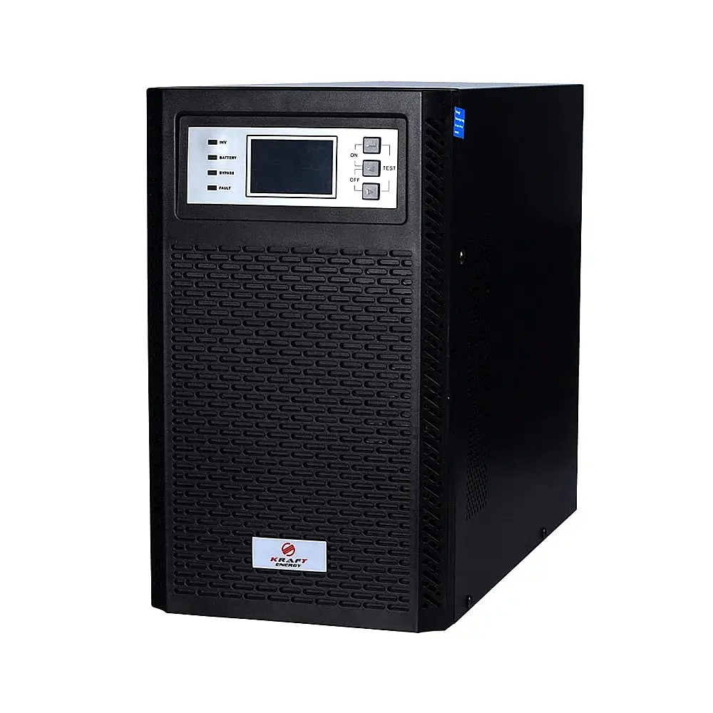 Джерело безперебійного живлення KRF-T1000VA/1KW(LCD) Pro Online UPS Kraft (42-00014) - фото 4