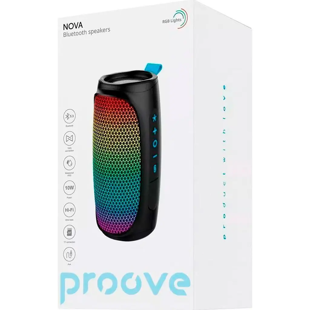 Портативна акустика Proove Nova 10W Black [PDNW100010001] Вітрина [149539] - фото 4
