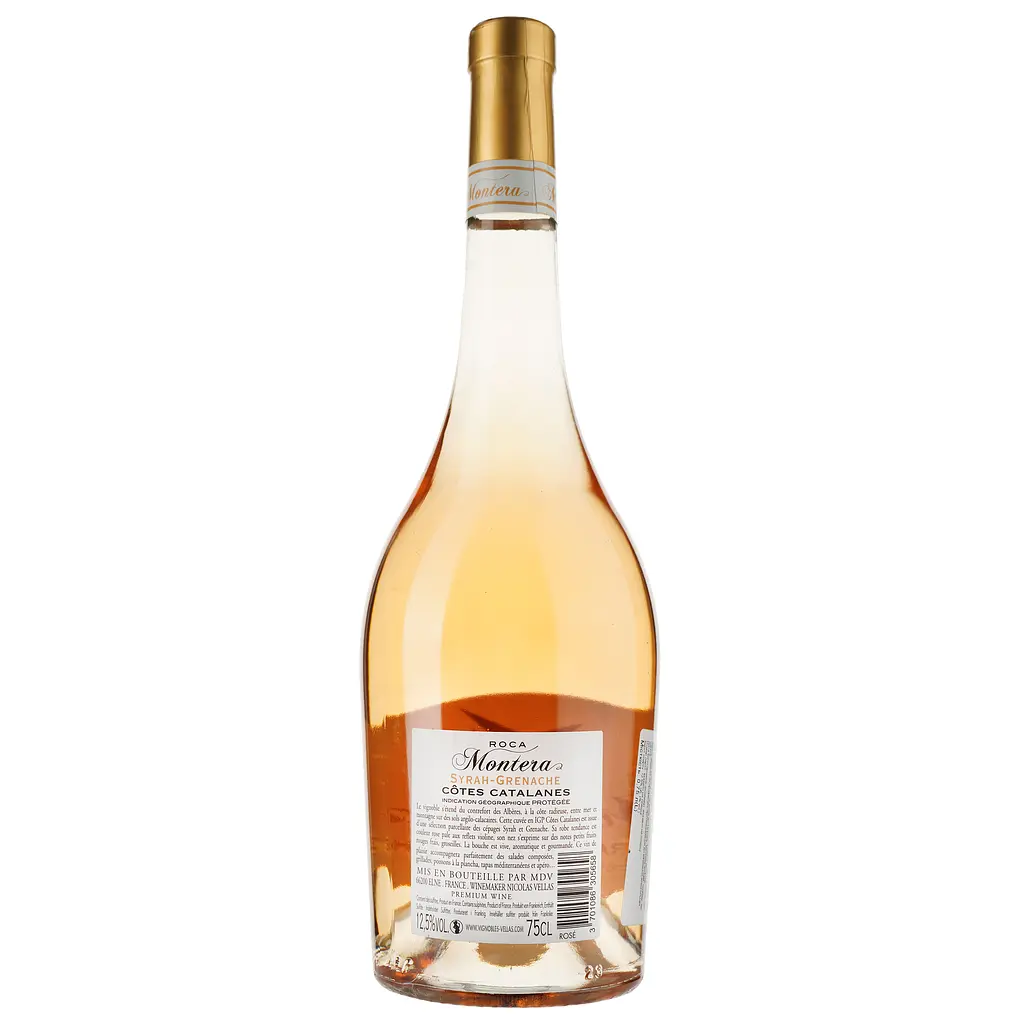 Вино Roca Montera Rose IGP Cotes Catalanes, рожеве, сухе, 0.75 л - фото 2
