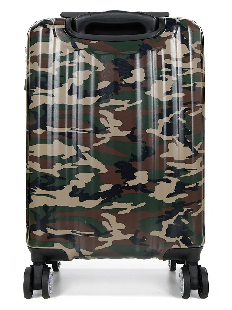 Валіза Малий (S) Полікарбонат під Ручну поклажу Airtex 960 Camo 35 л 54x35x20 см Мілітарі хакі - фото 4