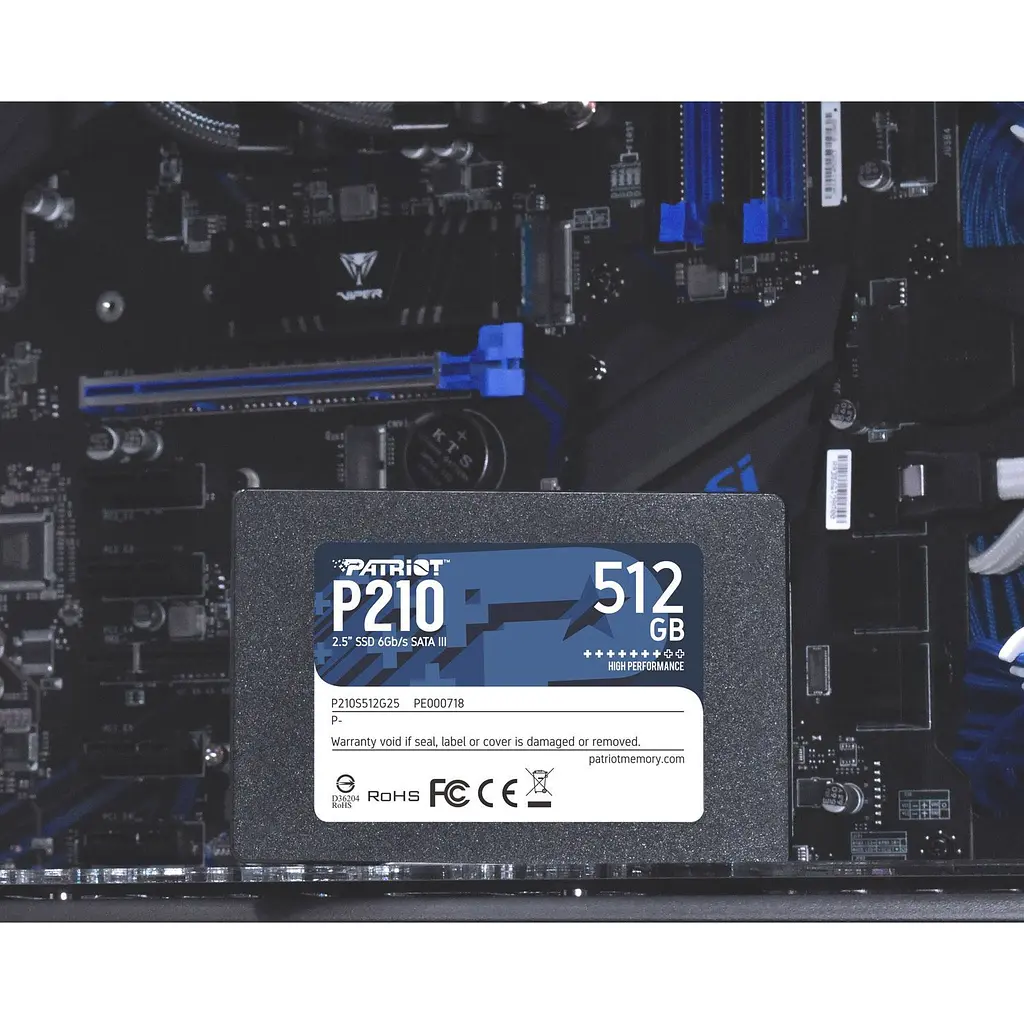 SSD накопичувач Patriot P210 512GB (P210S512G25) [153435] - фото 5