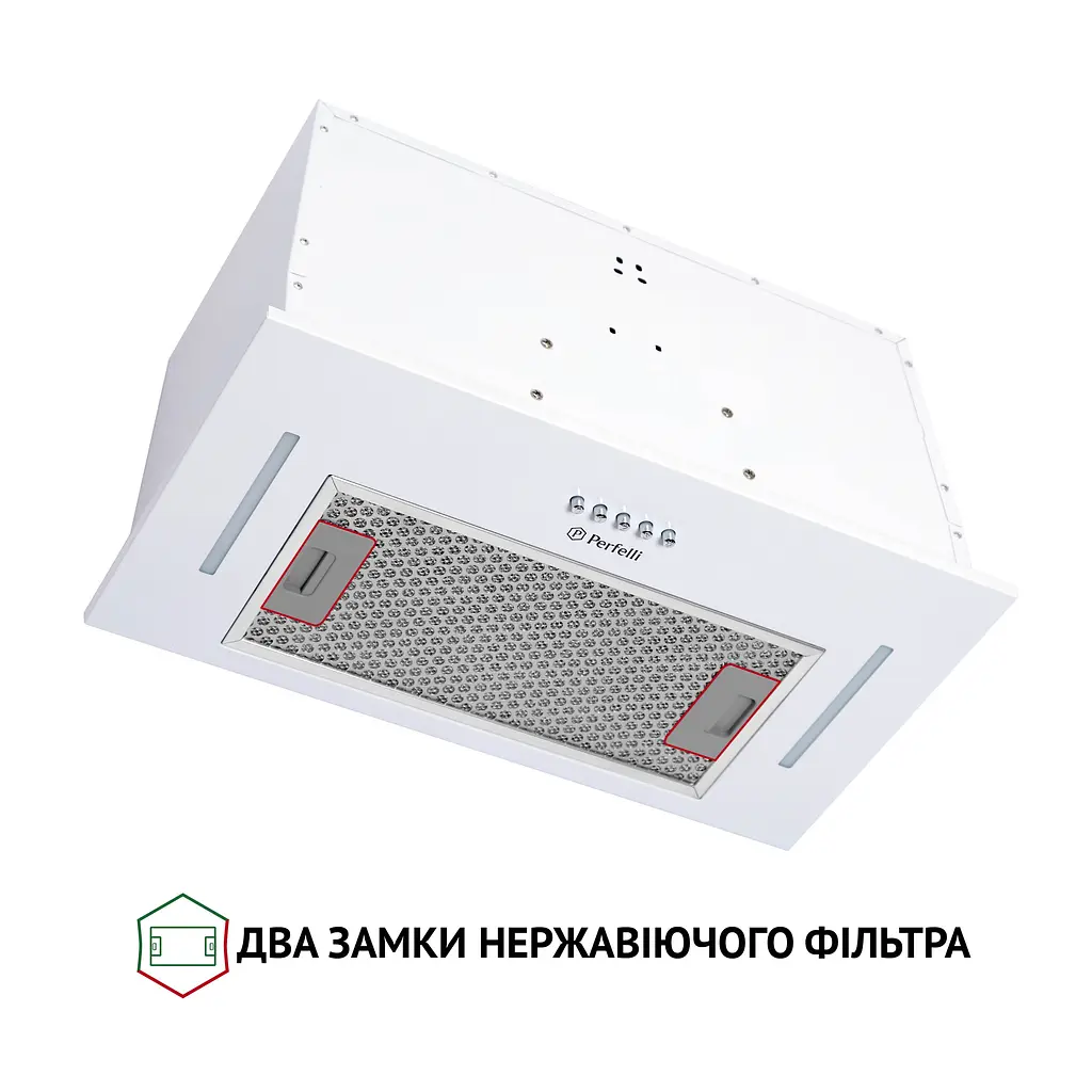 Витяжка повновбудована PERFELLI BI 5653 WH 1000 LED - фото 3