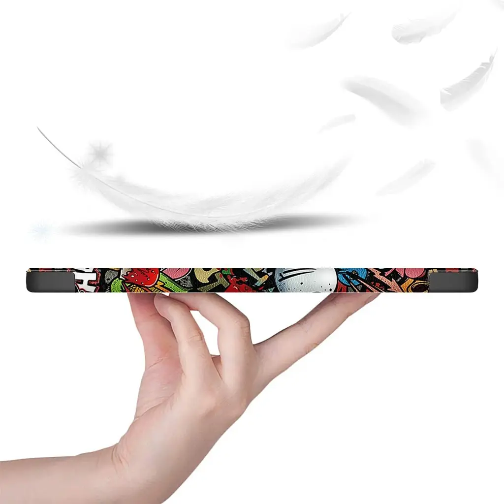 Чохол-книжка BeCover Flexible TPU Mate для Samsung Galaxy Tab S9 (SM-X710/SM-X716)/S9 FE (SM-X510/SM-X516B) Graffiti (712534) - фото 8