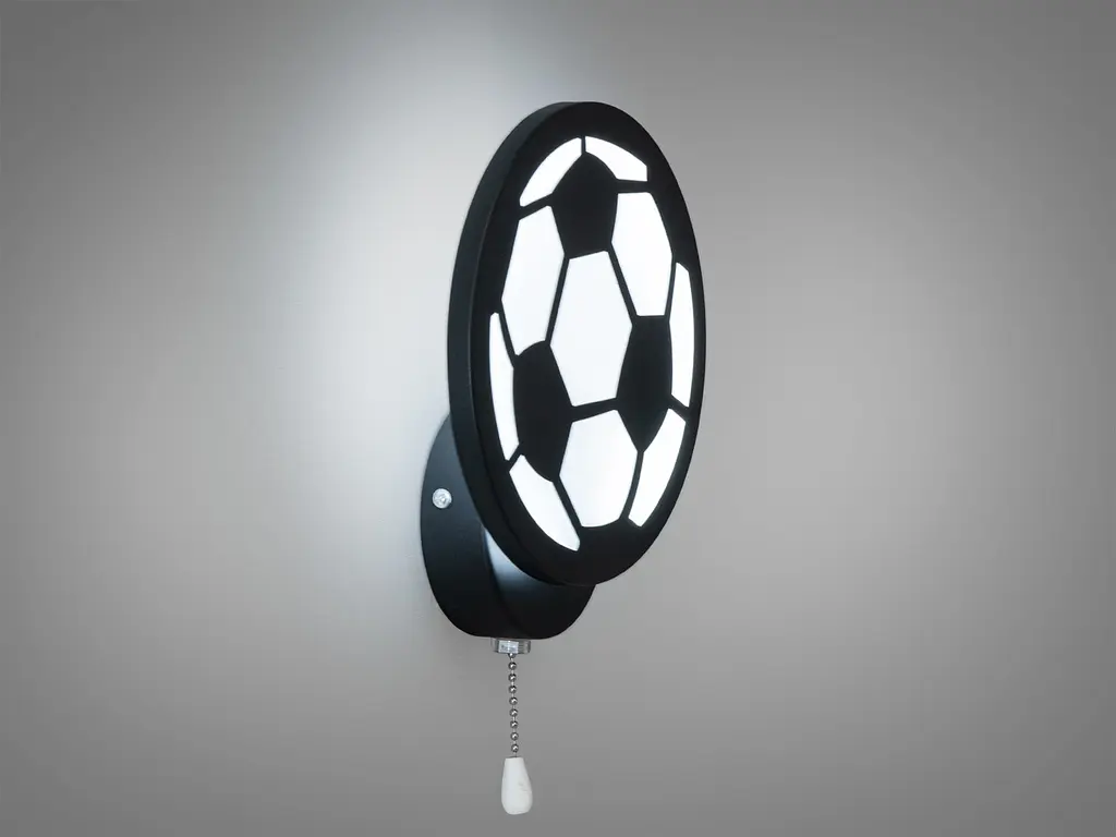 Настенный светильник LED Diasha 8065/1BK Футбольный мяч 16W 935 лм металл акрил для детей - фото 2