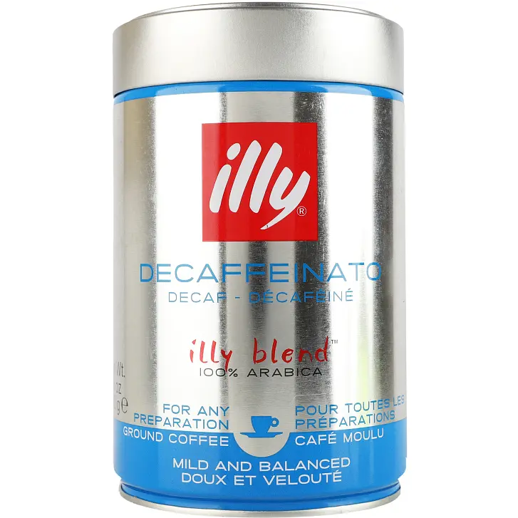 Кава мелена Illy Decaffeinato 100% Arabica 250 г (8003753900490)