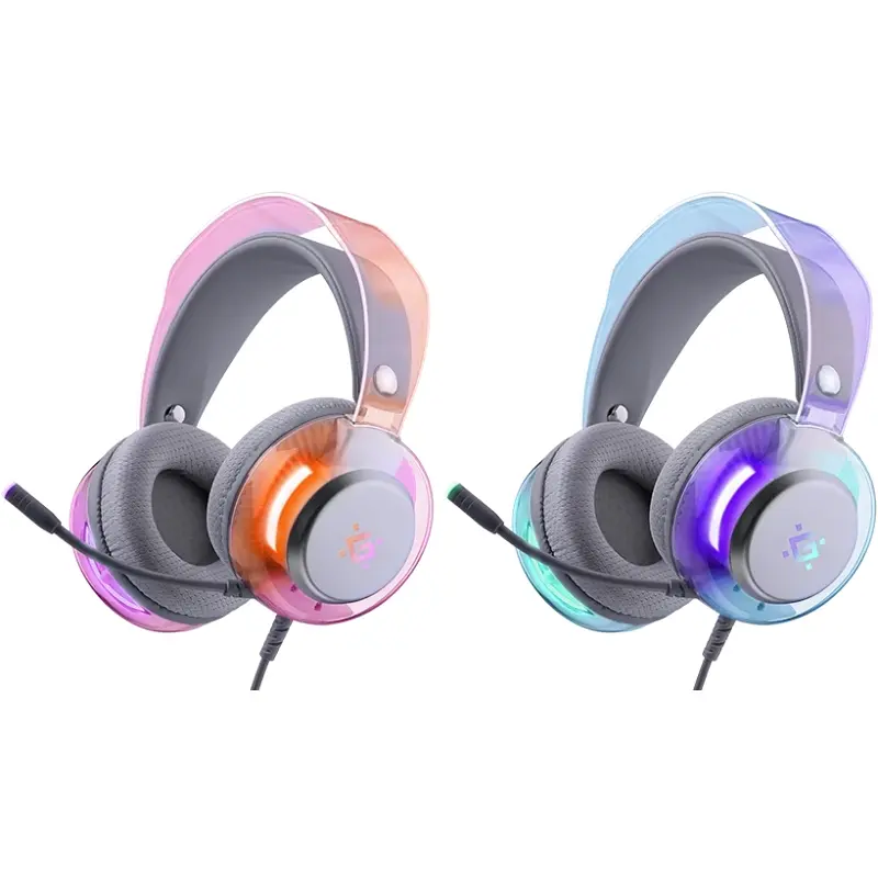 Гарнітура Defender Glitch, USB, RGB, 2м, White - фото 9