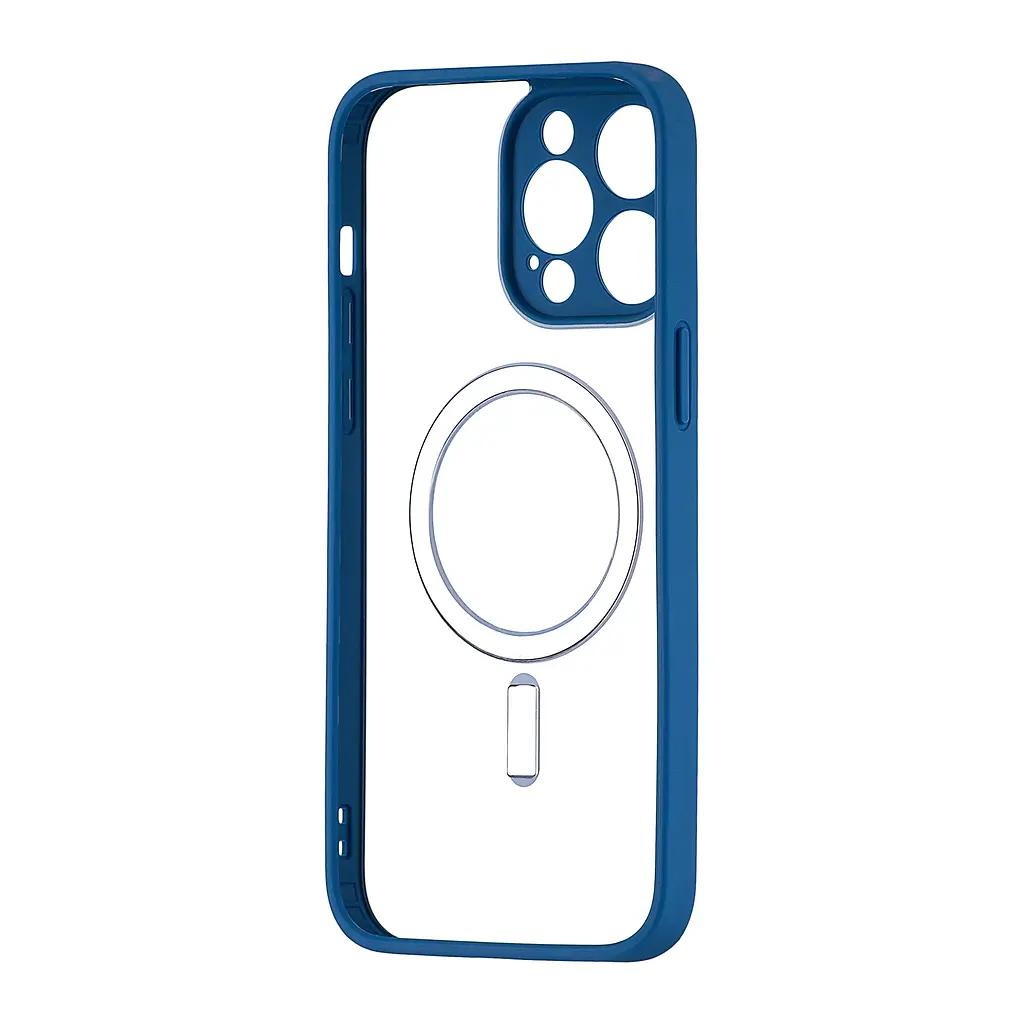 Чохол Color Edge with MagSafe (Protected Camera) iPhone 14 Pro Max Navy Blue - фото 3