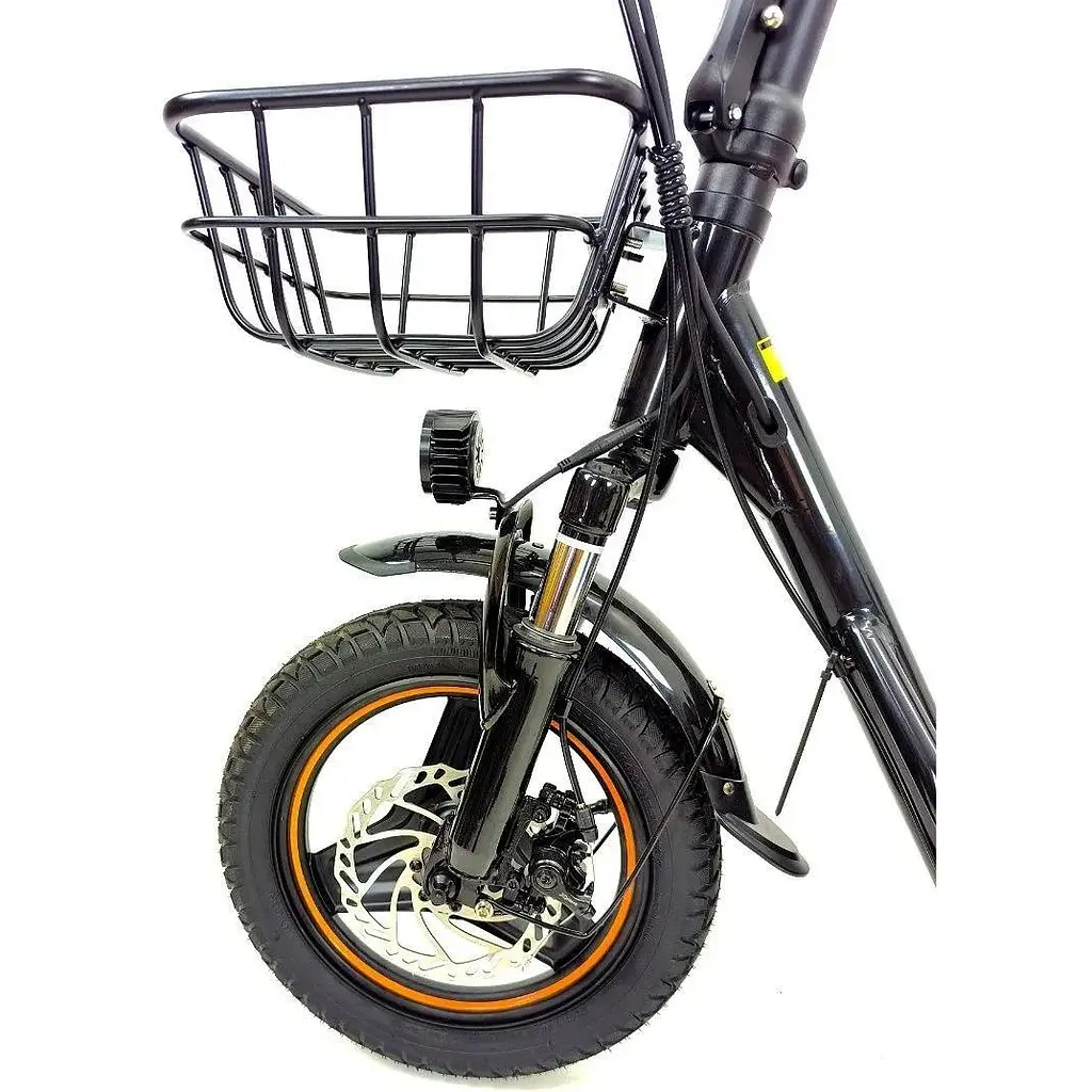 Электросамокат Cruiser C1 Pro 14" (1000W 48V 24Ah) корзина + пластиковый бокс - фото 5