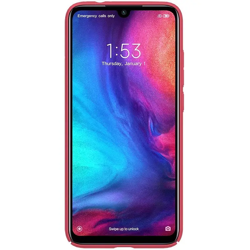 Чохол-накладка Nillkin Super Frosted Shield Xiaomi Redmi Note 7 Red - фото 2