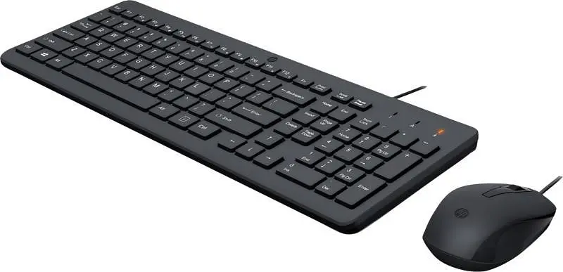 Комплект (клавиатура и мышь) HP 150 USB EN Black (240J7AA) - фото 2