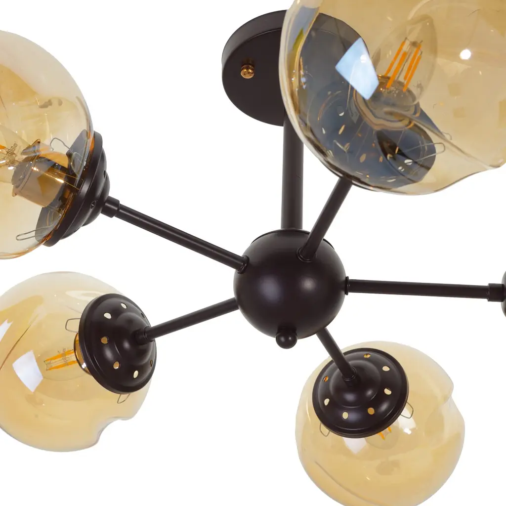 Люстра Brille потолочная молекула E27 60W BR (BL-588C/5) - фото 5