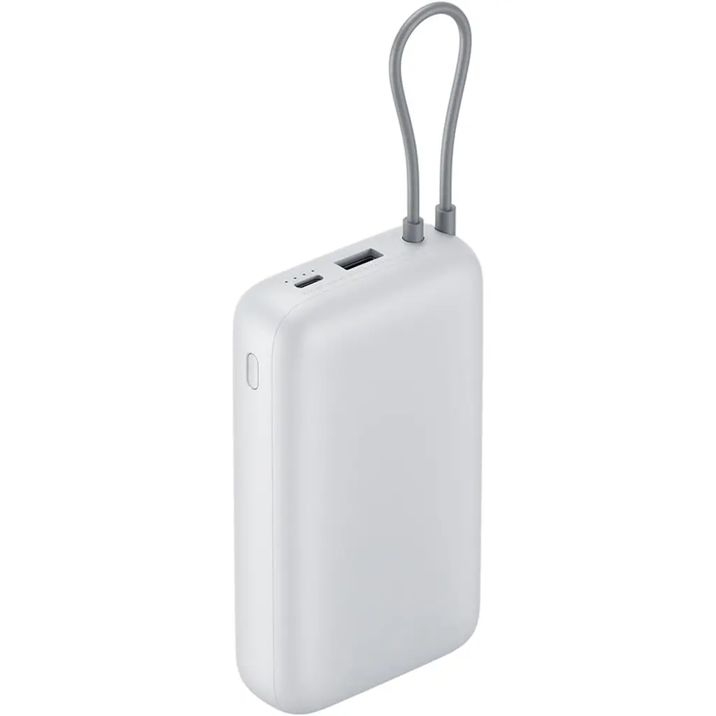 Зовнішній акумулятор Xiaomi Power Bank Integrated Cable 20000 mAh 22.5W Light Grey (BHR9738GL) - фото 3