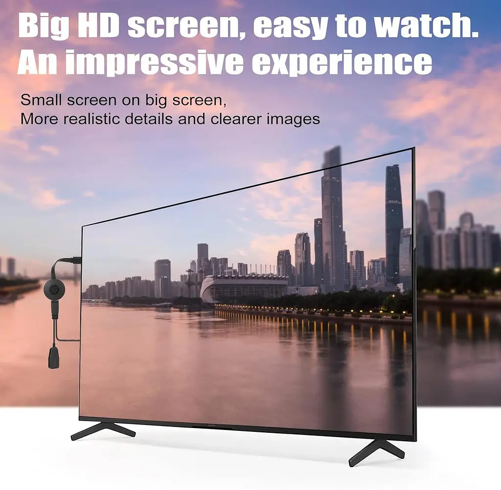 Бездротовий HDMI адаптер QIDUHUQI з Miracast, DLNA та AirPlay - фото 2