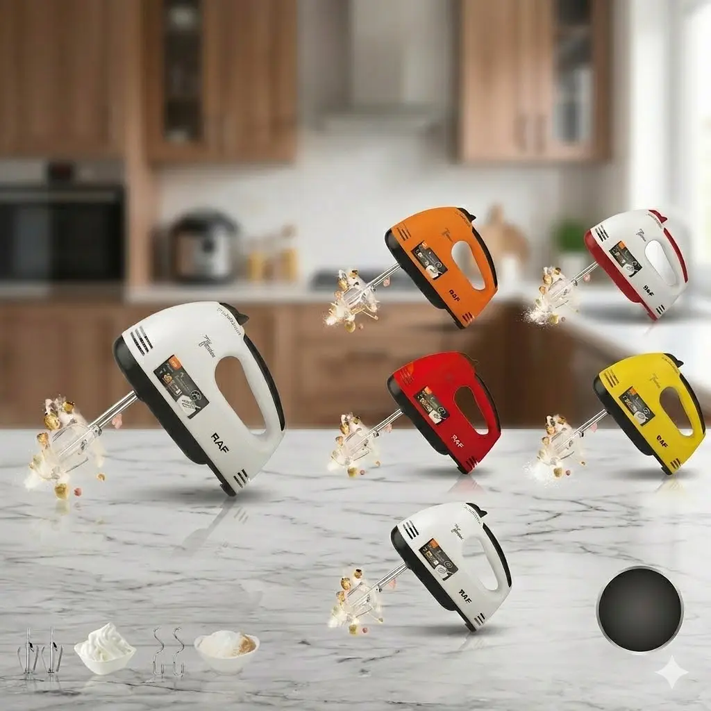 Ручний Міксер Egg beater R.6633 RAF / Міксер 7 швидкостей