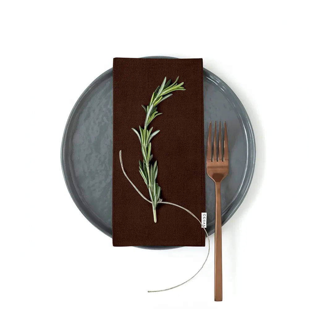 Набір із 4-х серветок 30х30 SAKURA & CHOCOLATE SATIN COSAS (4822052067314) - фото 5
