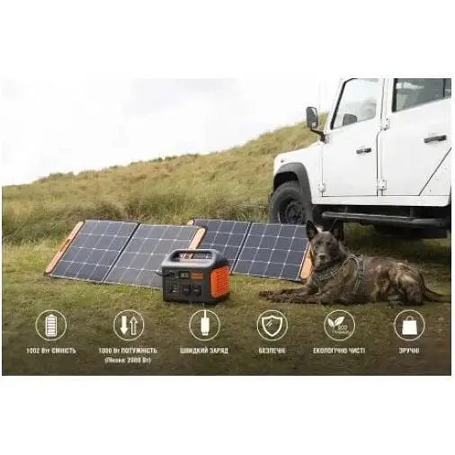 Портативная зарядная станция Jackery Explorer 1000 1002Wh/1000W (HTE0531000EU) 59554-ska - фото 9