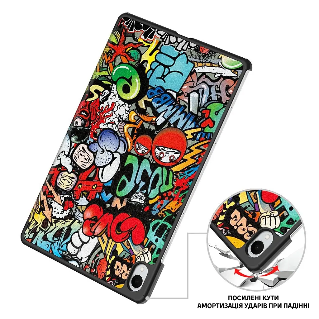Чохол до планшета BeCover Smart Case Samsung Galaxy Tab S11 SM-X730/X736 11.0 Graffiti 714655 - фото 4