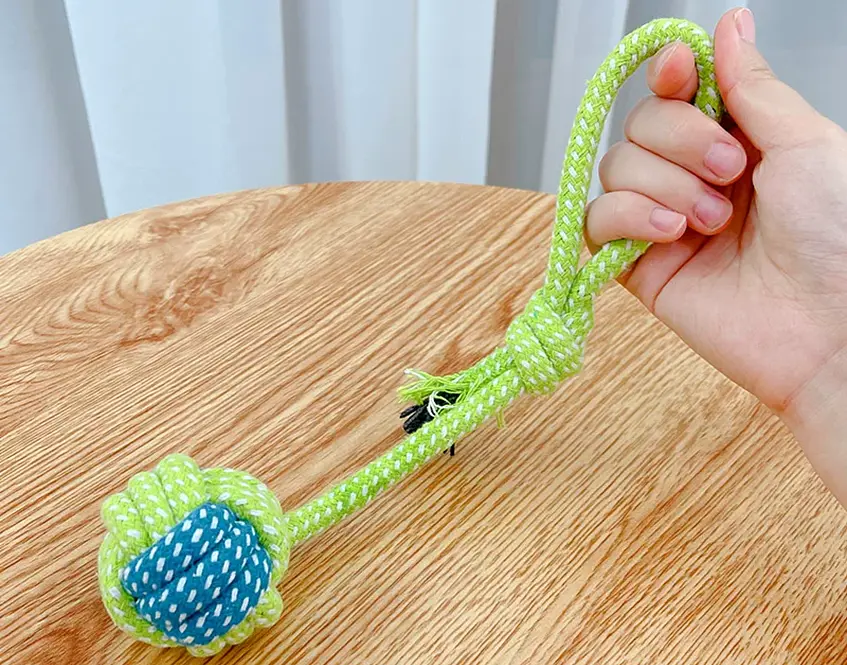Жувальна іграшка-канат для собак Derby Braided Dog Rope Toy - фото 2