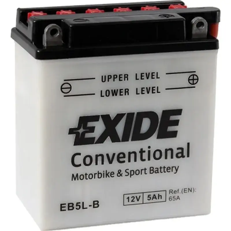 Акумулятор автомобільний EXIDE CONVENTIONAL 5Ah Ев (-/+) (65EN) (EB5L-B)