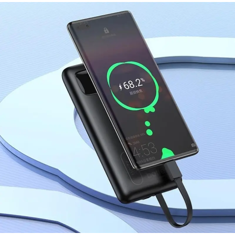 Дополнительная батарея – портативный аккумулятор Awei P169K 20000 mAh 22 W с 2 кабелями - фото 6